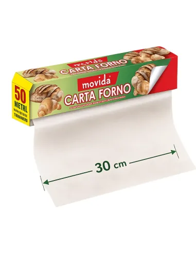 Carta Forno in Rotolo 50 mt - larghezza foglio 30 cm