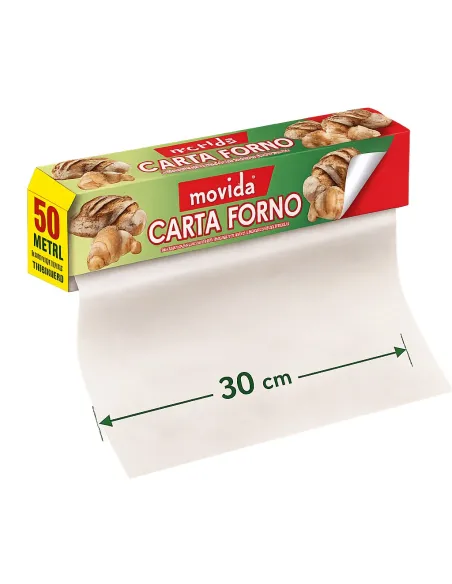 Carta Forno in Rotolo 50 mt - larghezza foglio 30 cm