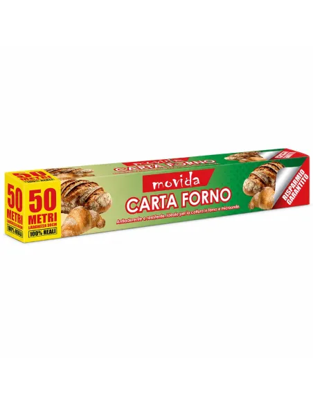 Carta Forno in Rotolo 50 mt - larghezza foglio 30 cm