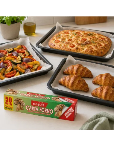 Carta Forno in Rotolo 50 mt - larghezza foglio 30 cm