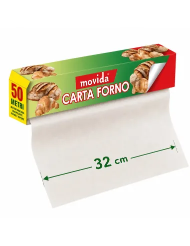 Carta Forno in Rotolo 50 mt - larghezza foglio 32 cm