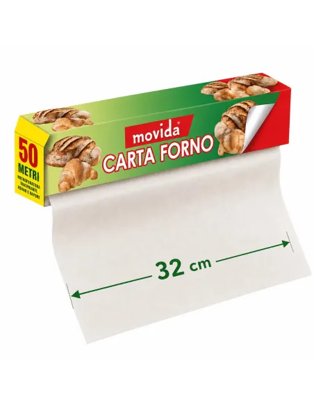Carta Forno in Rotolo 50 mt - larghezza foglio 32 cm