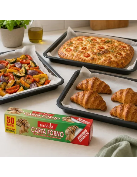 Carta Forno in Rotolo 50 mt - larghezza foglio 32 cm