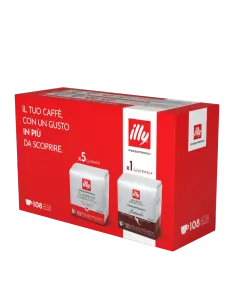 108 Iperespresso Capsule illy tostato 5x Classico, 1x Guatemala