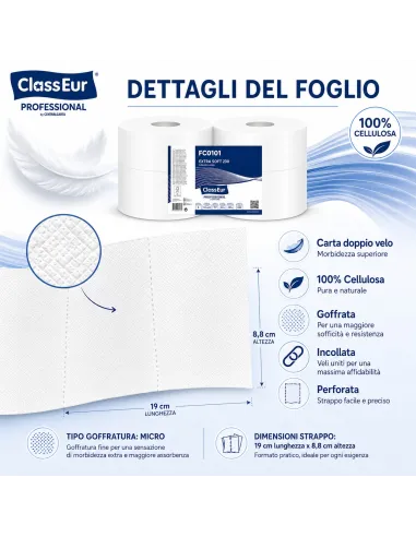 Carta Igienica Maxi  Jumbo Extra Soft 6 rotoli
