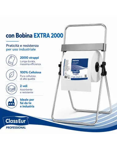 Bobina Industriale EXTRA 2000 ClassEur Professional - 1 Rotolo
