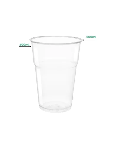 40 Bicchieri Kristal Tim Plastica SemiRigida da 500 ml - Eleganza e Resistenza