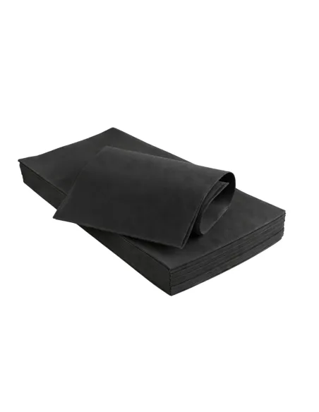 25 Pezzi Tovaglie in TNT 100x100cm Nero