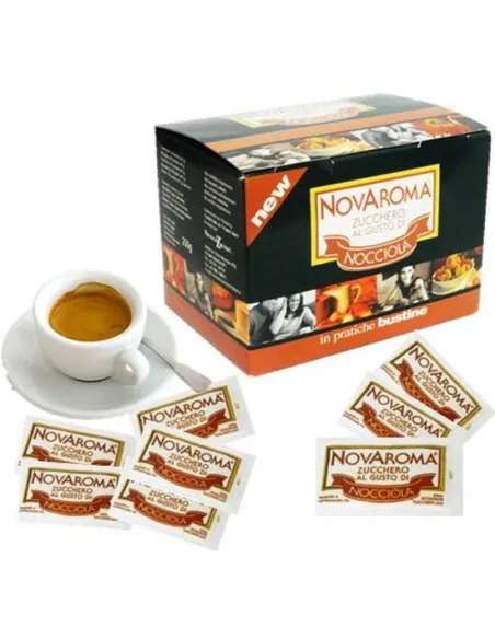 Novaroma Nocciola Zucchero Aromatizzato 50 Bustine