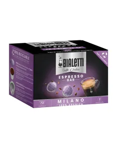 72 Capsule Originali Bialetti Milano Gusto Delicato Mokespresso
