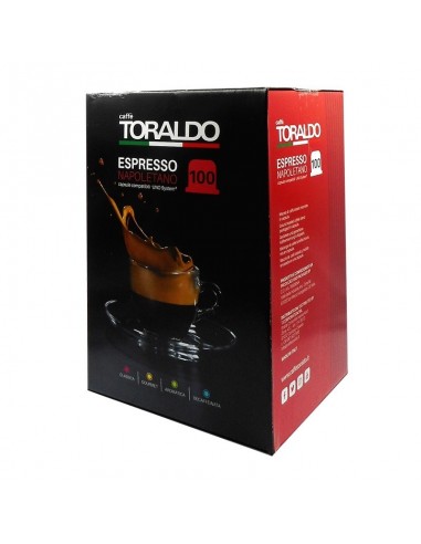 100 Capsule Uno System Caffè Toraldo Miscela Classica