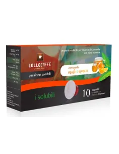 10 Capsule Nespresso Lollo Camomilla Miele e Arancia