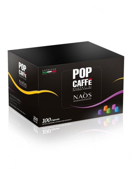 Compatibili 100 Capsule Pop Caffè Naos per Nespresso Miscela.2