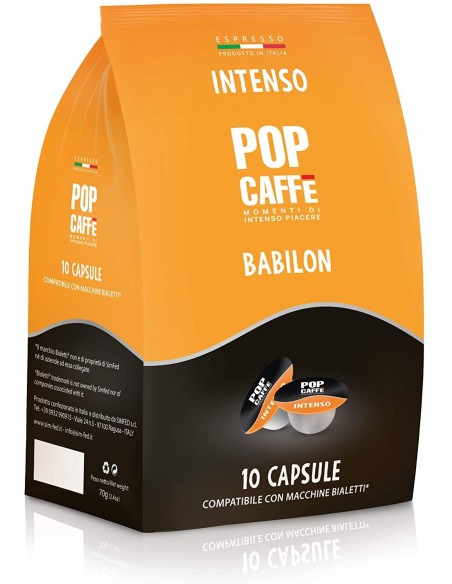 96 Capsule Bialetti Pop Caffè Miscela Intenso 1