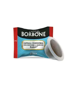 100 Capsule Bialetti Caffè Borbone Miscela Rossa anche per nuove macchine con sensore
