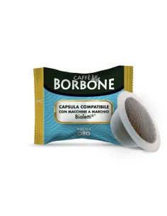 100 Capsule Bialetti Caffè Borbone Miscela Oro anche per nuove macchine con sensore