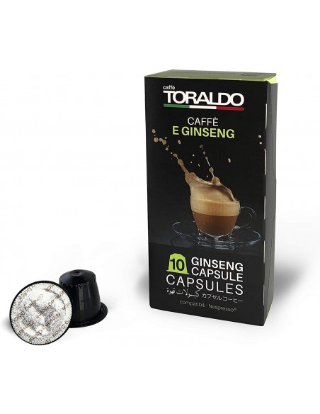 Compatibili 10 Capsule Nespresso Caffè Toraldo Caffè e Ginseng