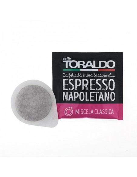 150 Cialde ESE 44mm Caffè Toraldo Miscela Classica