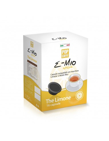 16 Capsule Lavazza A Modo Mio Pop Caffè E-Mio The Limone