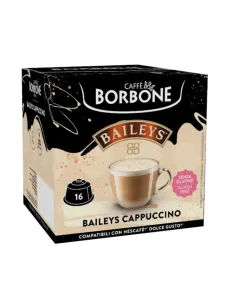 16 Capsule Nescafè Dolce Gusto Borbone Baileys Cappuccino