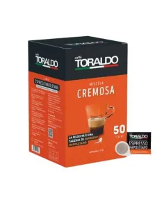 50 Cialde Caffè Toraldo Miscela Cremosa