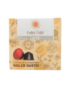 Sandemetrio Latte 16 CAPSULE COMPATIBILI NESCAFÈ DOLCE GUSTO