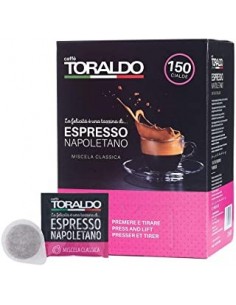 150 Cialde ESE 44mm Caffè Toraldo Miscela Classica