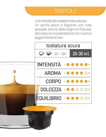 72 Capsule Caffè Vergnano Compatibili Nescafé Dolce Gusto Napoli