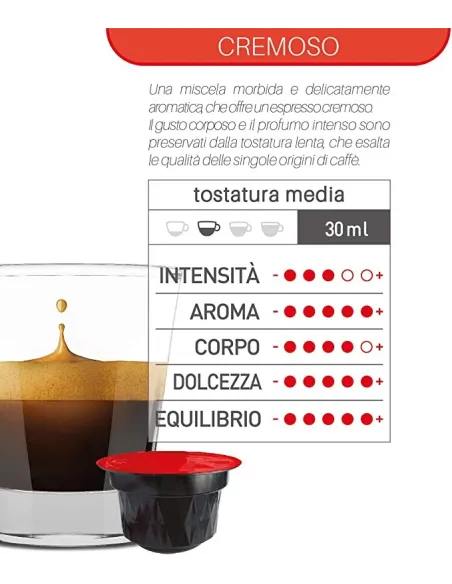 72 Capsule Caffè Vergnano Compatibili Nescafé Dolce Gusto Cremoso