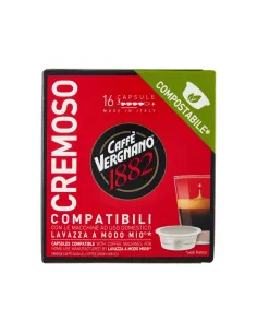 128 Capsule A Modo Mio Vergnano Miscela Cremoso compostabile