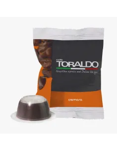 100 Capsule Bialetti Toraldo Miscela Cremosa anche per Macchine con sensore Alluminio (leggi descrizione per compatibilita')