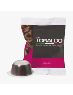 100 Capsule Bialetti Toraldo Miscela Classica anche per Macchine con sensore Alluminio (leggi descrizione per compatibilita')