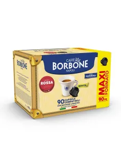 90 Nuove Capsule Dolce Gusto Caffè Borbone Miscela Rossa