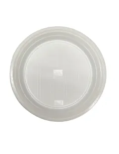 20 Piatti Piani IMB in Plastica Bianchi Riutilizzabili - Eleganza e Sostenibilità