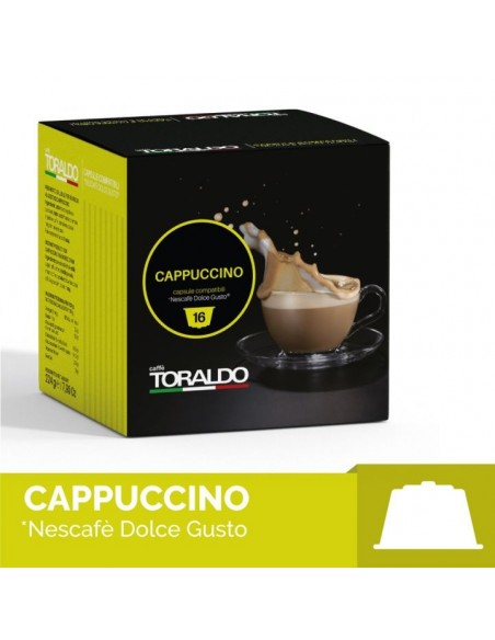 16 Kapseln Nescafé Dolce Gusto Kaffee Toraldo Cappuccino