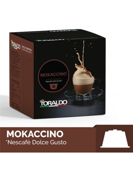 16 Capsules Nescafè Dolce Gusto Caffè Toraldo Mokaccino