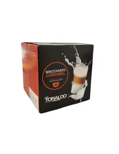 16 Capsule Nescafè Dolce Gusto Caffè Toraldo Macchiato Caramel