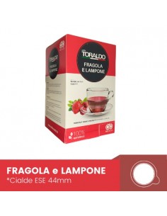 18 Cialde Caffè Toraldo Tisana Fragola e Lampone