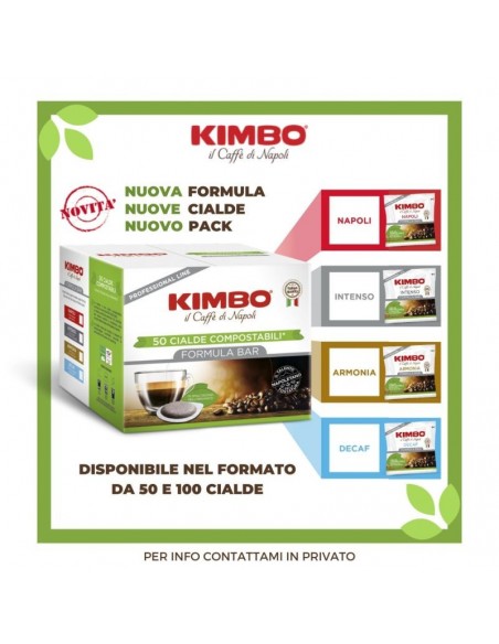 100 Kimbo Pods Mischung Espresso Armonia 100% Arabica
