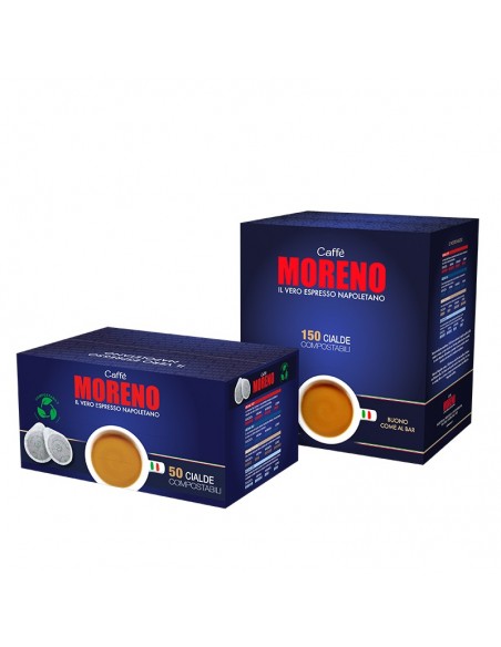150 Pads Moreno Espresso entkoffeinierte Mischung