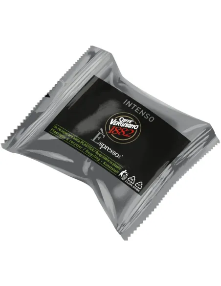 50 Capsule Nespresso Vergnano Compostabili Miscela Intenso