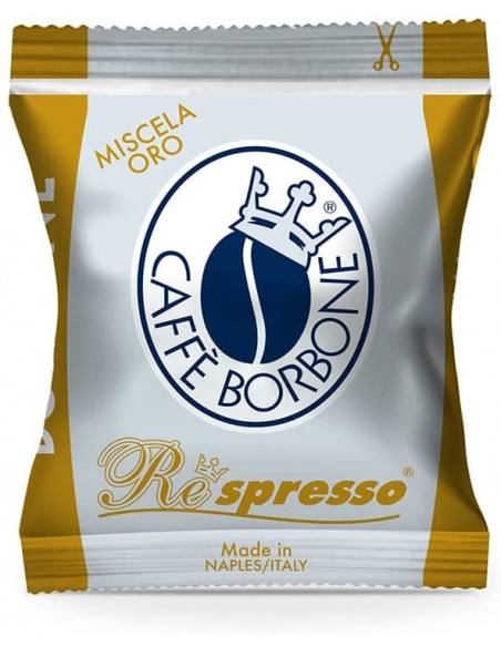 100 Capsules Nespresso Caffè Borbone Gold Blend