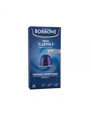 Kompatible 100 Nespresso-Aluminiumkapseln Caffè Borbone