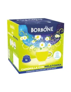 16 Capsule Nescafè Dolce Gusto Borbone Camomilla con Melatonina