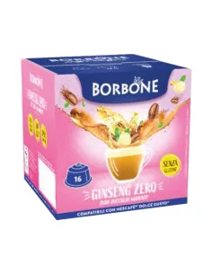 16 Capsule Nescafè Dolce Gusto Borbone Ginseng Zero