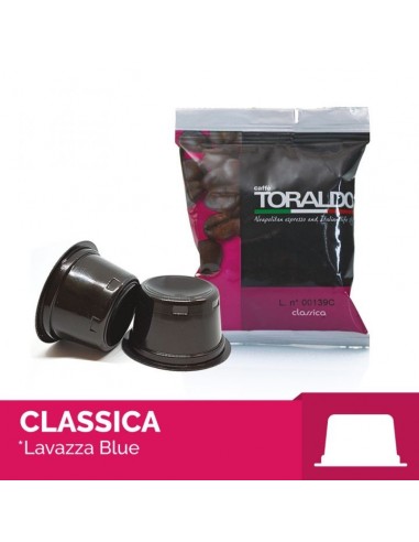 100 Blue Toraldo Classic Kompatible Lavazza Kapseln