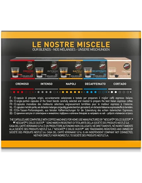 12 Capsule Caffè Vergnano Compatibili Nescafé Dolce Gusto Napoli
