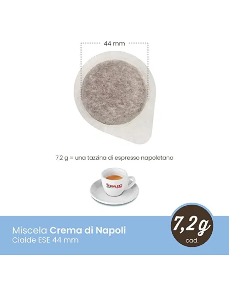 150 Cialde Caffè Toraldo Miscela Crema di Napoli