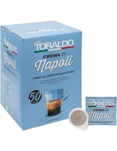 50 Cialde Caffè Toraldo Miscela Crema di Napoli