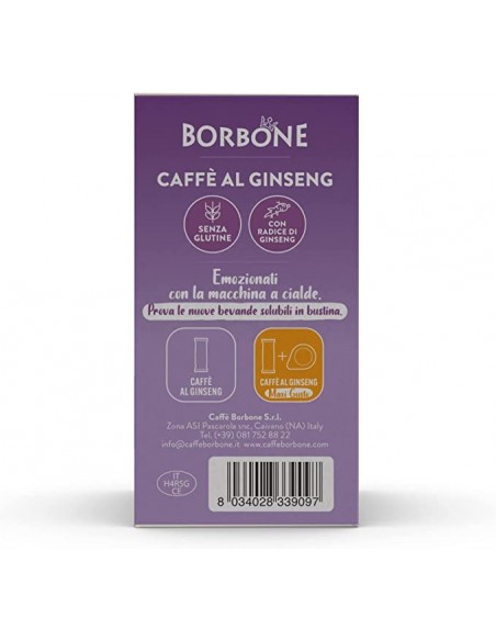 Caffè Borbone Caffè al Ginseng Stick - 10 stick - Ideali per